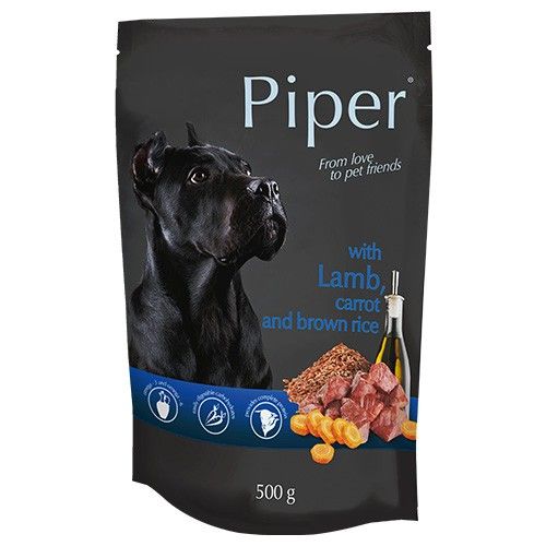 Piper with Lamb, Carrot and Brown Rice 500g